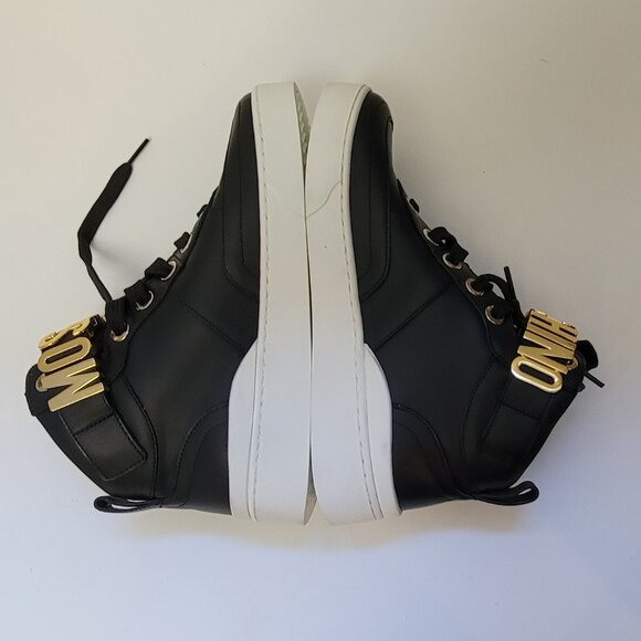 MOSCHINO Logo High-top Sneakers - Picture 11 of 13